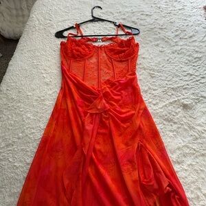 Beatrix Maxi Dress- Orange
